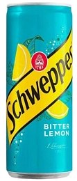 Напиток безалкогольный "Швепс Биттер Лимон" газированный 330 мл м/б