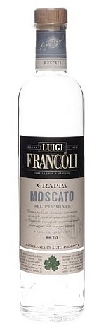 Водка виноградная "Граппа Луиджи Франколи. Москато дель Пьемонт" 0,7 л