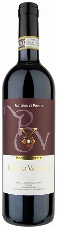 Вино "Морелино ди Скансано. Фаттория ле Пупилле. Поджио Валенте. Ризерва" сухое красное 0,75 л