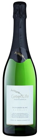 Вино игристое "ГринЛайф Совиньон Блан Баблс" экстра брют белое 0,75 л
