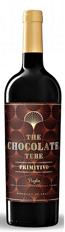 Вино "Пулия. Чоклэйт Тьюб. Примитиво" полусухое красное в п/к 0,75 л