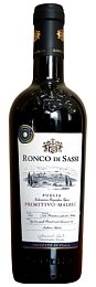 Вино "Ронко Ди Сасси Примитиво-Мальбек Апулия ИГТ" полусухое красное 0,75 л