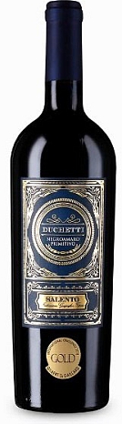 Вино "Дучетти Негроамаро Примитиво Саленто ИГТ" красное полусухое 0,75 л