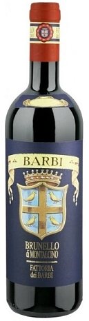 Вино "Брунелло ди Монтальчино. Фаттория дей Барби" сухое красное 0,75 л