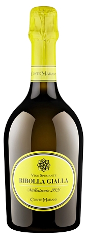 Вино игристое "Конте Марани Риболла Джалла" брют белое 0,75 л