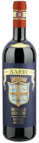 Вино "Брунелло ди Монтальчино. Фаттория дей Барби" сухое красное 0,75 л