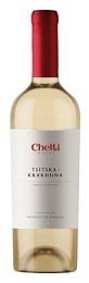 Вино "Цицка Крахуна" белое полусухое 0,75 л (ЧЕЛТИ)