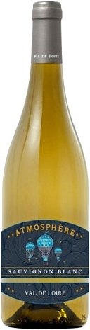 Вино "Атмосфер" Турен Совиньон белое сухое 0,75 л 