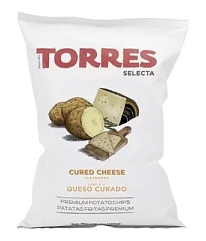 Картофельные чипсы с ароматом выдержанного сыра "TORRES" 50 г