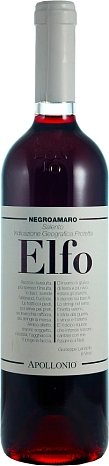 Вино "Саленто. Аполлонио. "Эльфо" Негроамаро" сухое красное 0,75 л