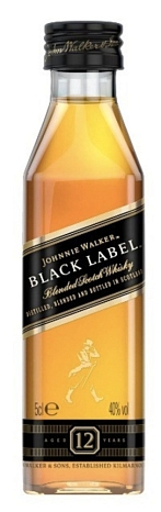 Виски "Джонни Уокер Блэк Лейбл" 0,05 л