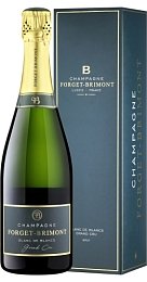Вино игристое "Шампань Форже-Бримон Блан де Блан Гран Крю" брют белое 0,75 л в п/у