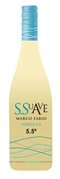 Вино игристое "С.Суаве Марко Фабио 5,5" жемчужное сладкое белое 0,75 л
