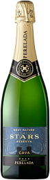 Вино игристое "Кава. Перелада "Старс" Брют Натюр. Резерва" брют белое 0,75 л