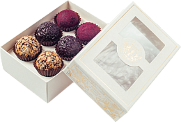 Шоколадные трюфели 6шт №1 "Счастье"