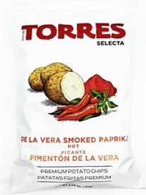 Картофельные чипсы с копченой паприкой "TORRES" 50 г
