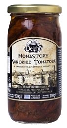 Томаты сушеные в масле Монастырские Delphi 340гр