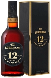 Бренди "Соберано Гран Резерва" 12 лет 0,7 л, в п/у