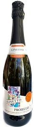 Вино игристое "Джинетто Просекко Спуманте Экстра Драй" белое сухое 0,75 л