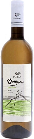 Вино "Цитрон" сухое белое 0,75 л  (Денисова)