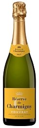 Вино игристое "Резерв де Шарминьи АОС Вувре" брют белое 0,75 л