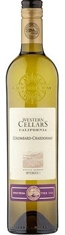 Вино "Вестерн Селларс Коломбар - Шардоне" полусухое белое 0,75 л
