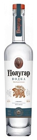 Водка "Полугар" 0,5 л