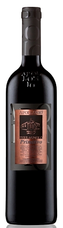 Вино "Саленто Россо. Аполлонио "Терраньоло" Примитиво" сухое красное 0,75 л 