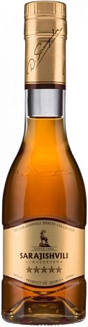 Коньяк "Сараджишвили 5 звезд" пятилетний 0,2 л