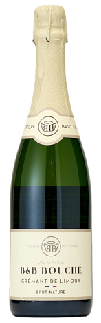 Вино игристое "Домэн Б энд Б Буше Креман де Лиму Брют Натюр" экстра белое брют 0,75 л