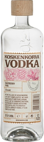 Спиртной напиток "Коскенкорва со вкусом малины и сосновых почек" 1,0 л