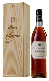 Бренди "Арманьяк Барон де Сигоньяк 1979" 0,7 л в п/к (дерево)