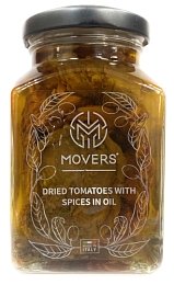 Томаты вяленые со специями в масле Movers, 260мл