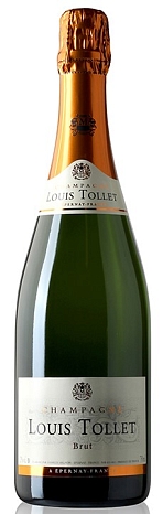 Вино игристое "Луи Тойе Брют" белое брют 0,75 л
