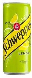 Напиток безалкогольный "Швепс Лимон" газированный 330 мл м/б