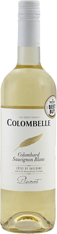 Вино "Коломбель Коломбар Совиньон Блан" полусухое белое 0,75 л
