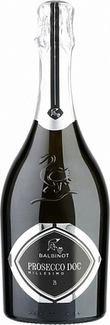 Вино игристое "Балбинот Просекко Миллезимо" брют белое 0,75 л
