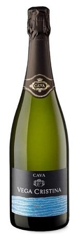 Вино игристое "Кава Вега Кристина" белое брют 0,75 л