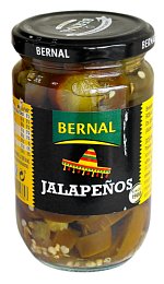 Перчик JALAPENOS острый Bernal 300 г (130 г)