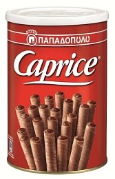 Вафли Венские с фундуком и шоколадным кремом CAPRICE, Пападо, 400гр ж/б