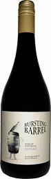Вино "Лопнувшая бочка " Шираз полусухое красное 0,75 л