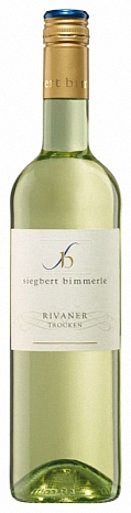 Вино "Зигберт Биммерли Риванер Трокен" белое сухое 0,75 л