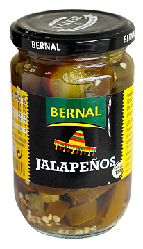 Перчик JALAPENOS острый Bernal 300 г (130 г)