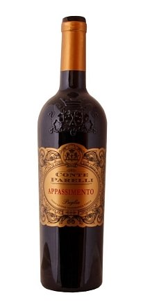 Вино "Конте Парелли Аппассименто Апулия ИГТ" красное полусухое 0,75 л