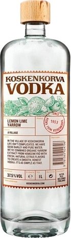 Спиртной напиток "Коскенкорва со вкусом лимона, лайма и тысячелистника" 1,0 л