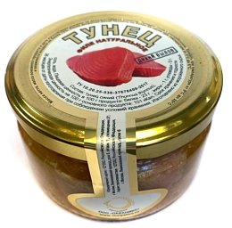 Тунец филе натуральные "Дикий вылов" с/б 230мл