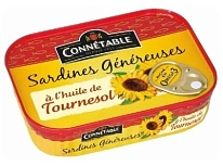 Сардины Genereuse в подсолнечном масле, 140гр