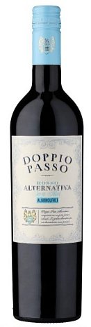 Вино безалкогольное "Доппио Пассо Альтернатива Россо" красное 0,75 л