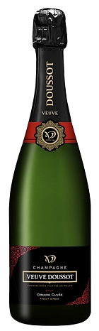 Вино игристое "Шампань Вёв Дуссо. Гран Кюве" брют белое 0,75 л