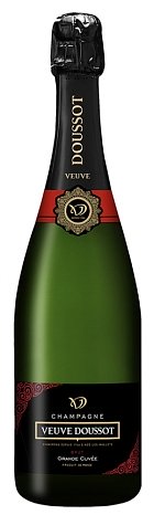Вино игристое "Шампань Вёв Дуссо. Гран Кюве" брют белое 0,75 л